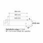 Preview: Schmierwelle Ø 60x360/400 mm 42CrMo4