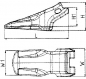 Preview: T58 Zahnspitze System C-Parts C600 505x230x206 EF C6T58
