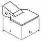 Preview: Breite Zahnspitze System Caterpillar J200 135x100x62 EF 109-9200