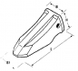 Preview: Scharfe HD-Zahnspitze System Caterpillar J350 270x110x120 EF 144-1358