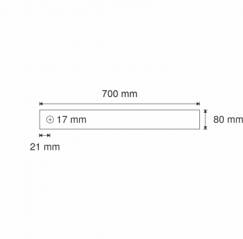 UNi Welle Ø 80x700 mm C45