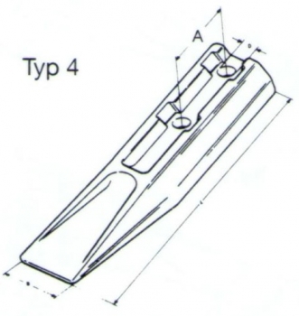 Greifer-Schraubzähne 90x75x328 EF 456113