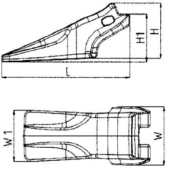 T29 Zahnspitze System C-Parts C170 130x53x50 EF MINIT29