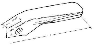 Zahnhalter /Adapter System Caterpillar 13-25  250x35 mm EF 4T1204