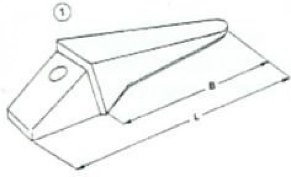 Einschenkliger Anschweißhalter Mini Zahnsystem 135x85 mm