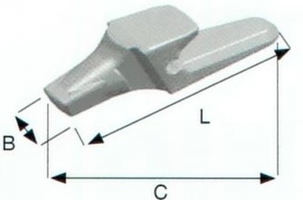 Zahnhalter /Adapter System Super V 225x73x130 mm EF 833-V19