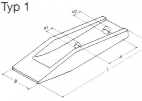 Greifer-Schraubzähne 68x62x209 EF 6383324056