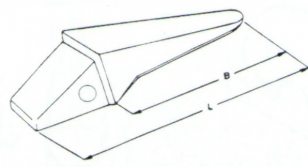 Zahnhalter /Adapter System Zettelmeyer/Volvo 200x130x16 mm EF 4317-1478