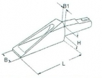 Baggerhülsenzahn, System Lehnhoff 55x30x120x30 EF301B