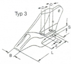 Schraubzähne 50x280 EF 53103208-JCB