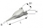 VY/VX Zahnspitze System Super V 493x38x155 EF V71VX